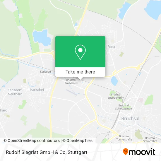 Карта Rudolf Siegrist GmbH & Co