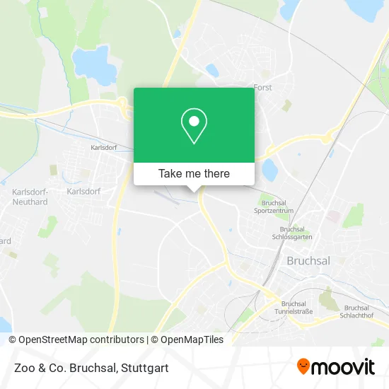 Карта Zoo & Co. Bruchsal