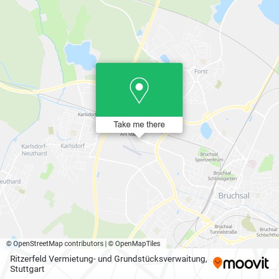 Карта Ritzerfeld Vermietung- und Grundstücksverwaitung