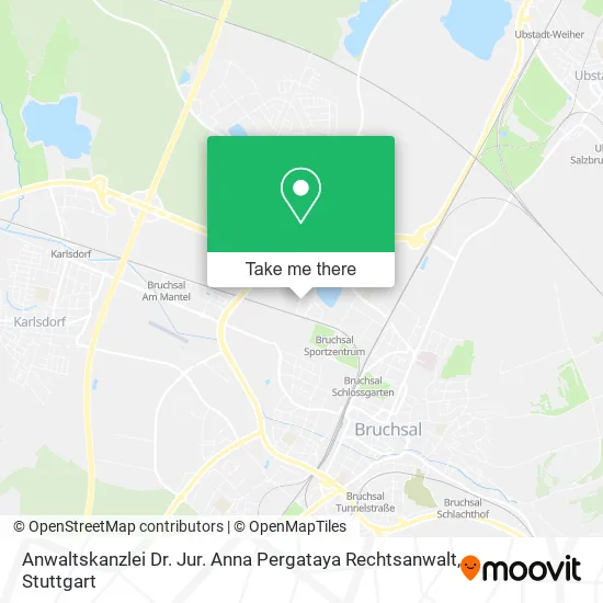 Anwaltskanzlei Dr. Jur. Anna Pergataya Rechtsanwalt map