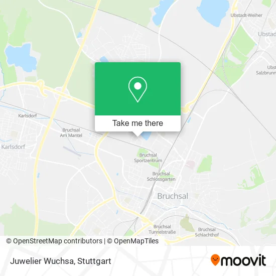 Карта Juwelier Wuchsa