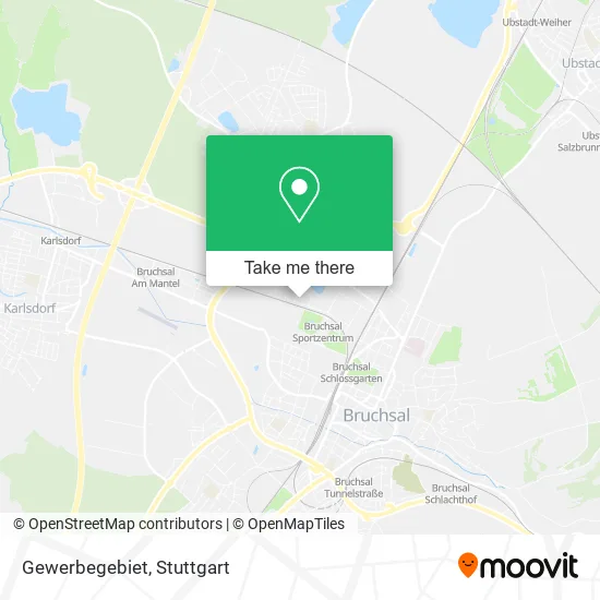 Карта Gewerbegebiet