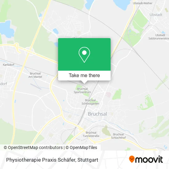 Карта Physiotherapie Praxis Schäfer
