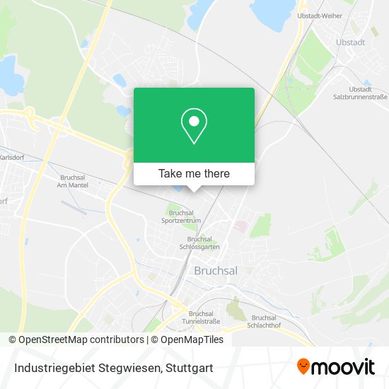 Industriegebiet Stegwiesen map