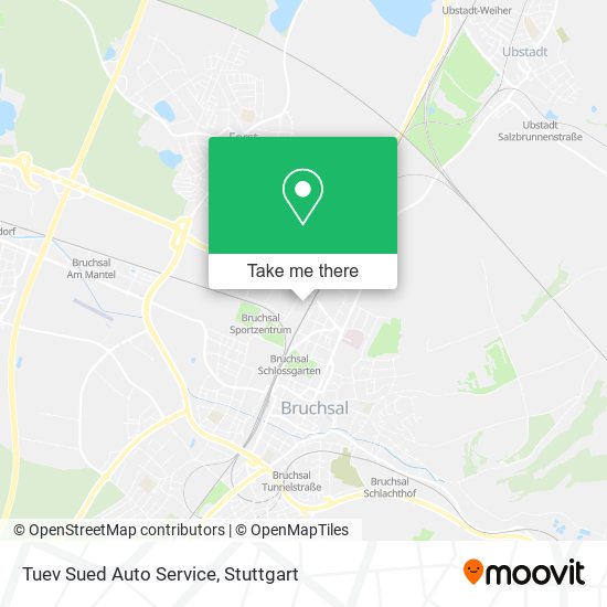 Tuev Sued Auto Service map