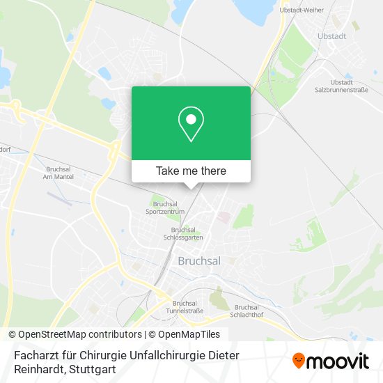 Facharzt für Chirurgie Unfallchirurgie Dieter Reinhardt map