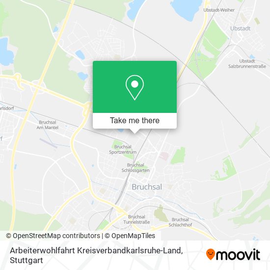 Arbeiterwohlfahrt Kreisverbandkarlsruhe-Land map