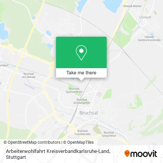 Карта Arbeiterwohlfahrt Kreisverbandkarlsruhe-Land
