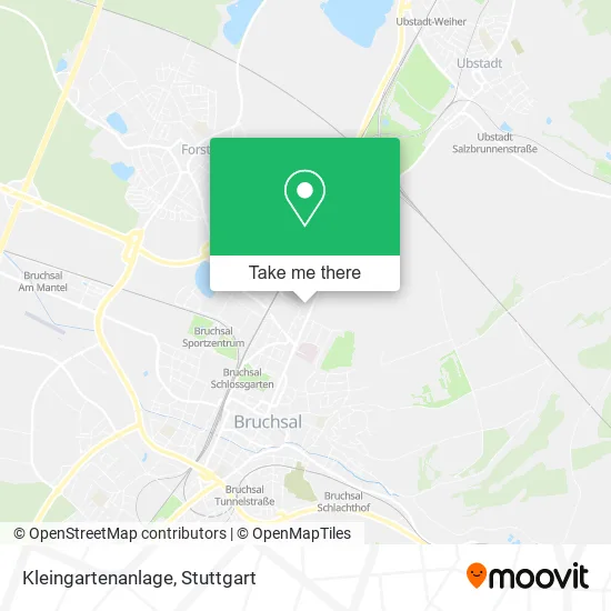 Карта Kleingartenanlage