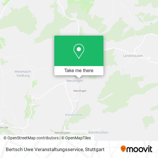 Bertsch Uwe Veranstaltungsservice map