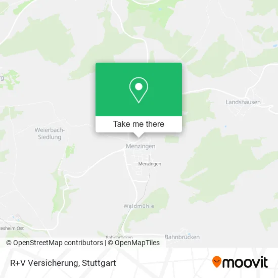 R+V Versicherung map
