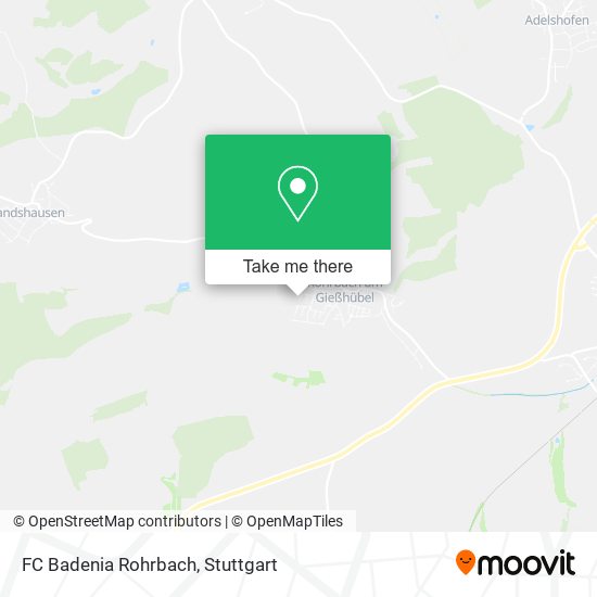Карта FC Badenia Rohrbach