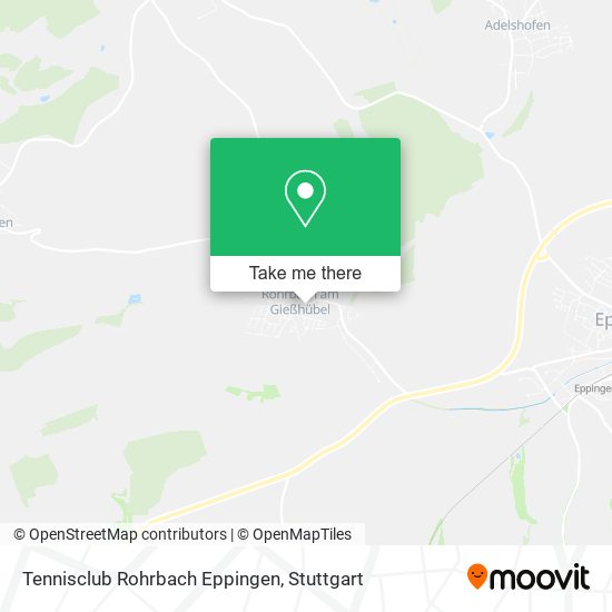 Tennisclub Rohrbach Eppingen map