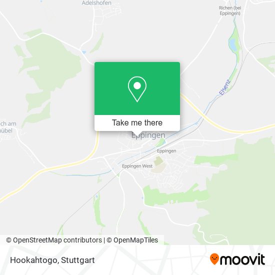 Hookahtogo map