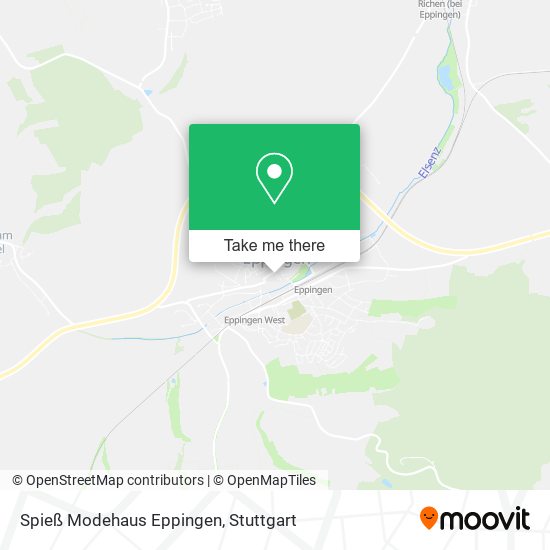 Карта Spieß Modehaus Eppingen