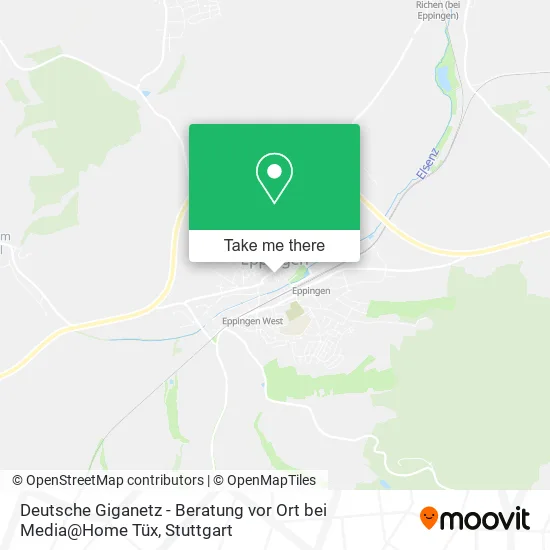 Карта Deutsche Giganetz - Beratung vor Ort bei Media@Home Tüx