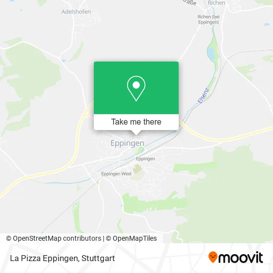 Карта La Pizza Eppingen