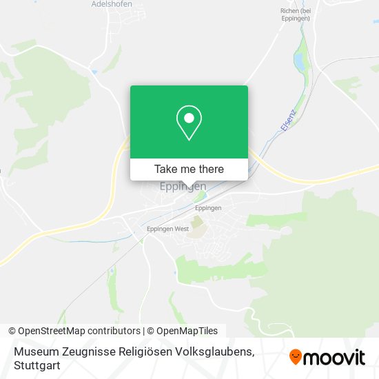 Museum Zeugnisse Religiösen Volksglaubens map