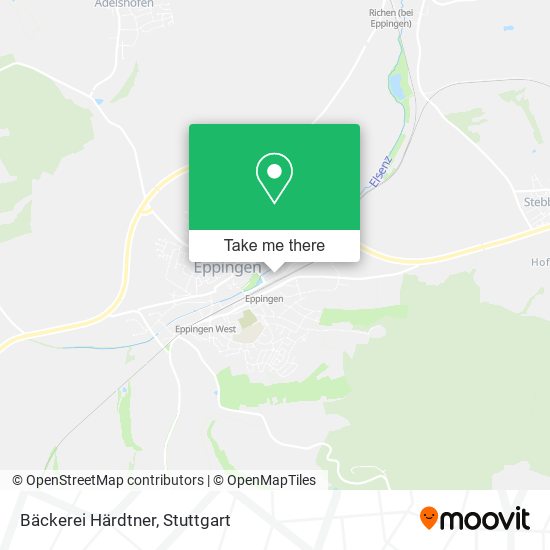 Bäckerei Härdtner map