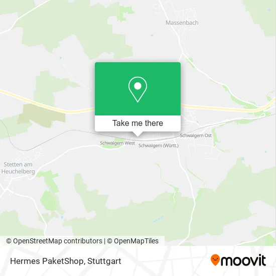 Карта Hermes PaketShop