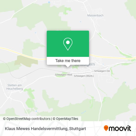 Карта Klaus Mewes Handelsvermittlung