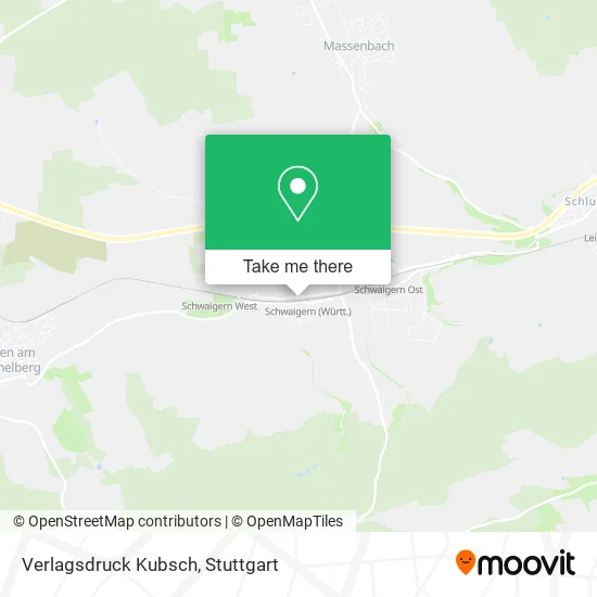 Карта Verlagsdruck Kubsch
