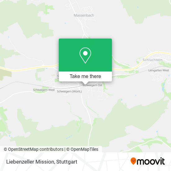 Liebenzeller Mission map