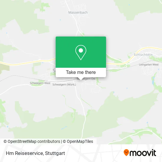 Карта Hm Reiseservice