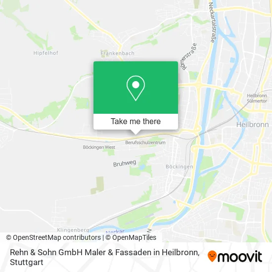 Карта Rehn & Sohn GmbH Maler & Fassaden in Heilbronn