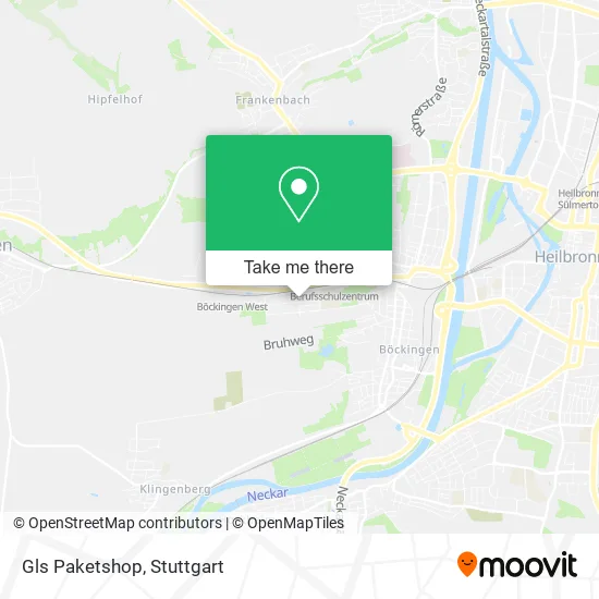 Карта Gls Paketshop