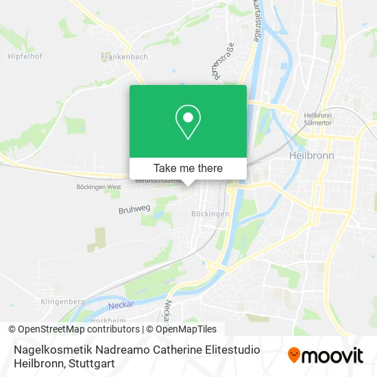 Карта Nagelkosmetik Nadreamo Catherine Elitestudio Heilbronn