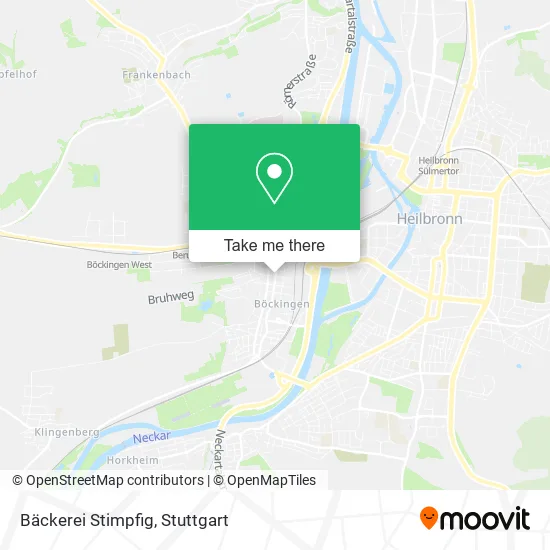 Bäckerei Stimpfig map