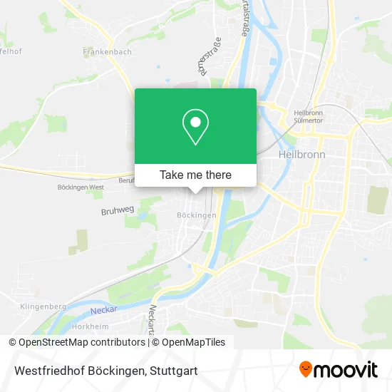 Карта Westfriedhof Böckingen