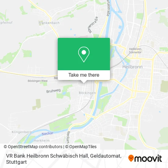 Карта VR Bank Heilbronn Schwäbisch Hall, Geldautomat