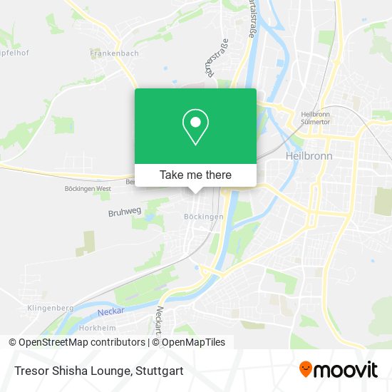 Tresor Shisha Lounge map