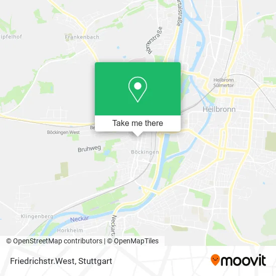 Карта Friedrichstr.West