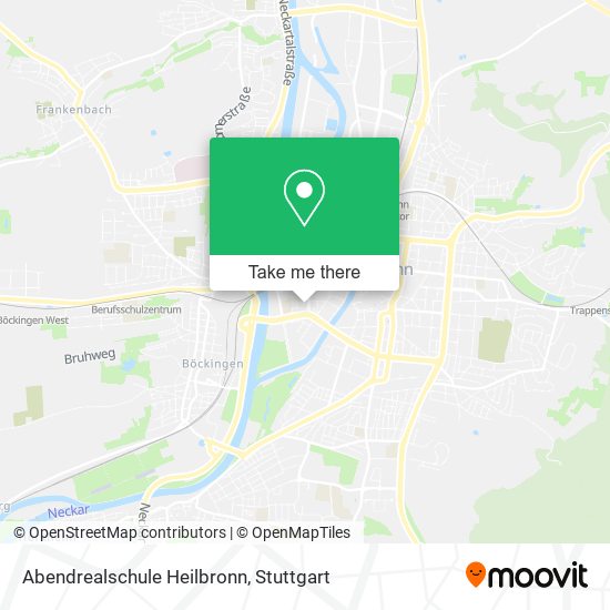 Abendrealschule Heilbronn map