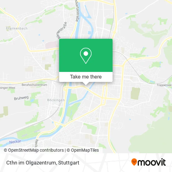 Карта Cthn im Olgazentrum