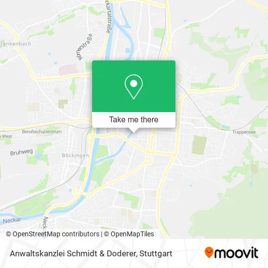 Карта Anwaltskanzlei Schmidt & Doderer