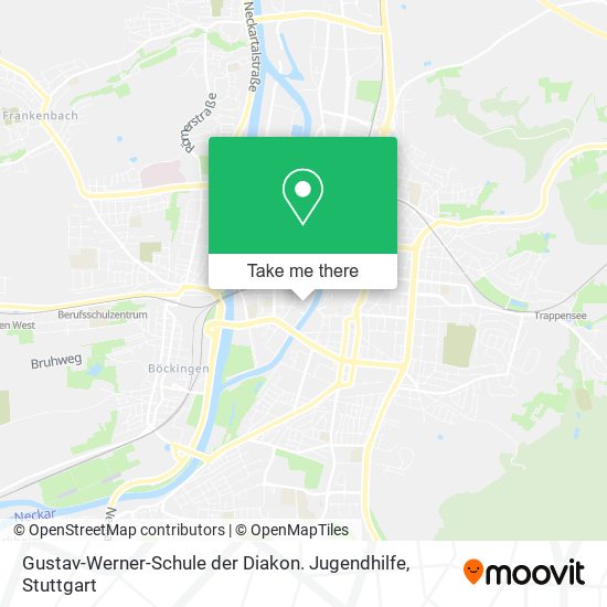 Gustav-Werner-Schule der Diakon. Jugendhilfe map