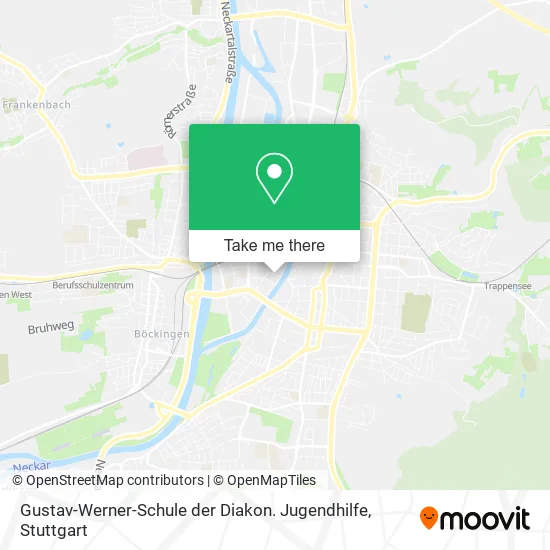 Карта Gustav-Werner-Schule der Diakon. Jugendhilfe