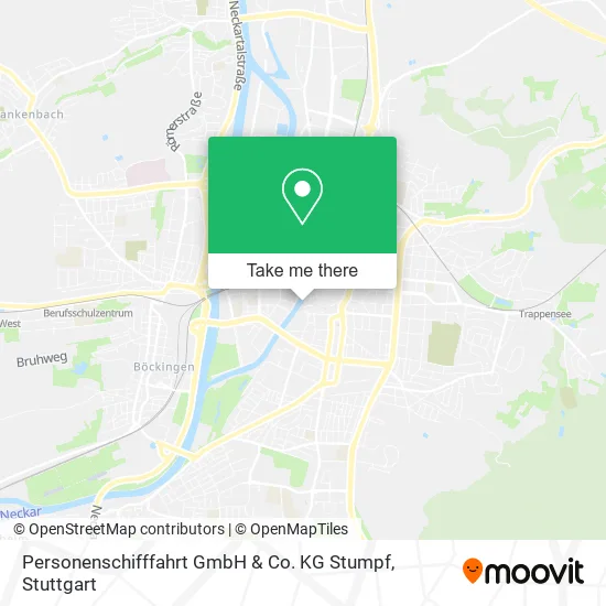 Карта Personenschifffahrt GmbH & Co. KG Stumpf