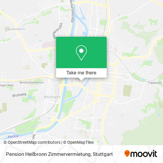 Pension Heilbronn Zimmervermietung map