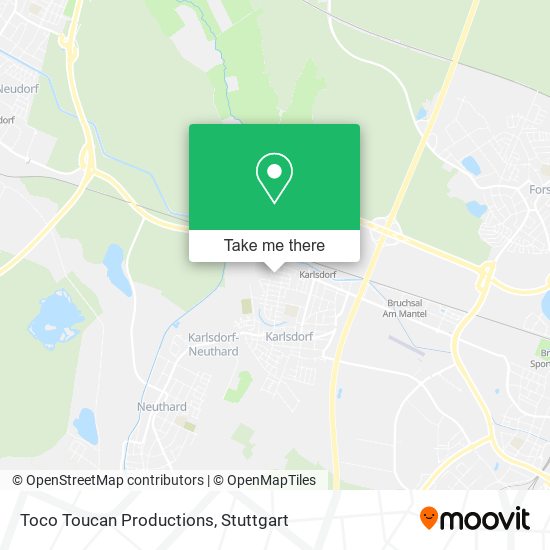 Toco Toucan Productions map