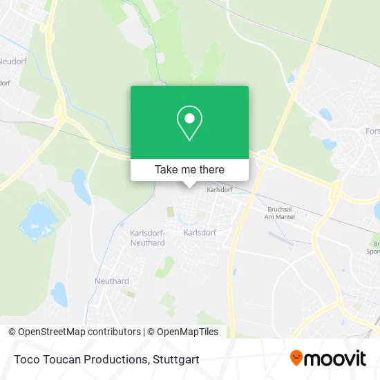 Toco Toucan Productions map