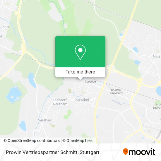 Карта Prowin Vertriebspartner Schmitt