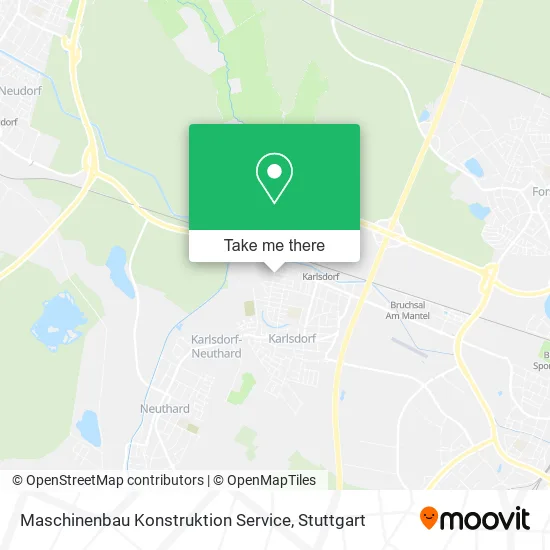 Карта Maschinenbau Konstruktion Service