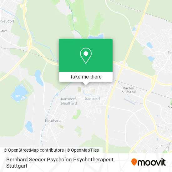 Карта Bernhard Seeger Psycholog.Psychotherapeut