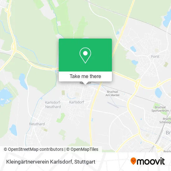 Карта Kleingärtnerverein Karlsdorf