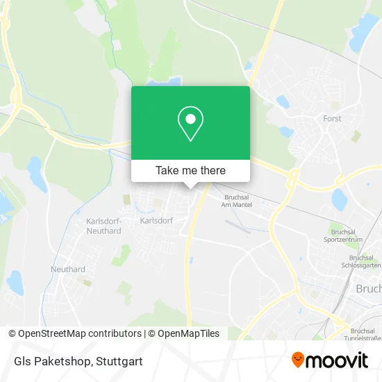 Карта Gls Paketshop